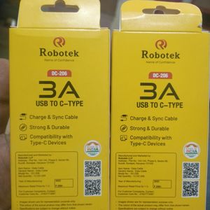 Robotek usb to type C data transfer 2metre fast