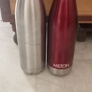 2 NEW MILTON WATER BOTTLE 24 HRS HOT AND CHILD