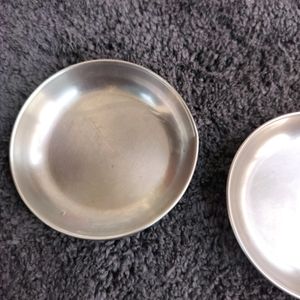 Pair Of Steel Half Plates