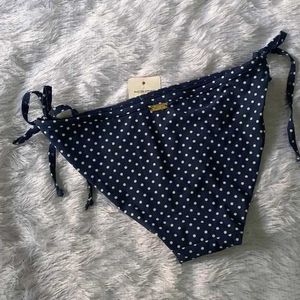 Branded Knotted And Padded Schiffli Bikini