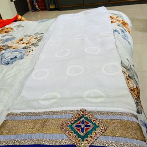 PURE COTTON WITH BRODE BORDER SAREE