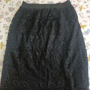 Black Lace Skirt