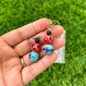 Multicoloured Stone Earrings
