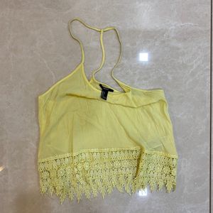 Forever 21 Swimsuit Cover Up/Semi Sheer Top