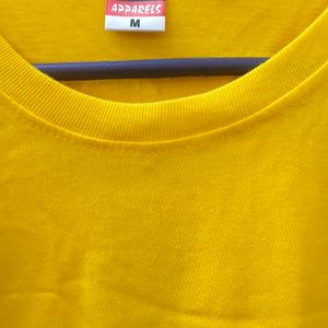 Elegant Men T Shirt Yellow 🟡 Colour