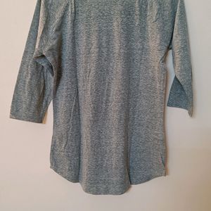 Grey Top With Stones