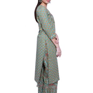 Plazzo Kurta Set. Very Well Stitched With Interloc