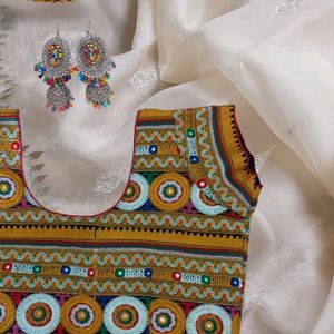 Padded Multi Color Blouse