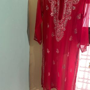 Beautiful Red Kurta