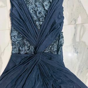 drak graish blue dress