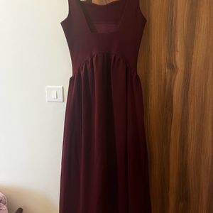 Maroon Dress