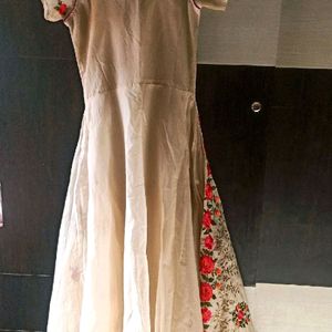 Beautiful Gown With Floral Design