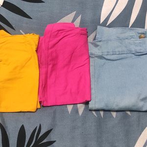 Pack Of 5 Multicolored T Shirts For Women