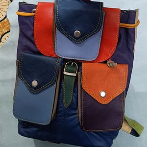 Womens Genuine Leather Backpack