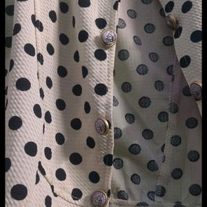 Polka Dot Short Jacket