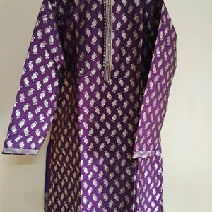 Mens Ethenic Wear Kurta With Churidar Bottom