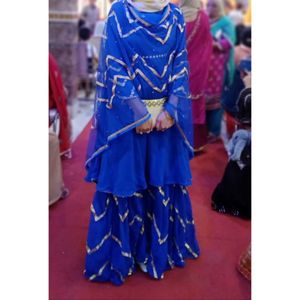 Gharara Frock With Dupatta