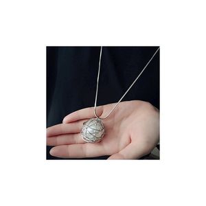 Bird Nest Crystal Pearl Pendant