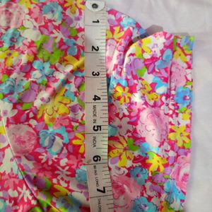 Tunic Multicoloured Printed Flowery Top/Tunic