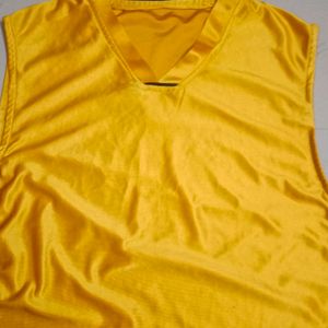 Gold Colour Tank Top