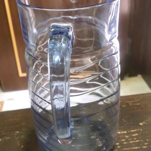 Blue Shaded Glass Jug