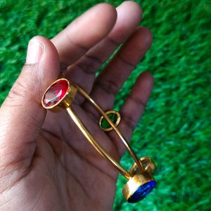 Multi Colour Brass Bracelet / Bangle