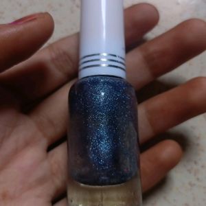 Like Beautiful Silver Glittery Nail Polish