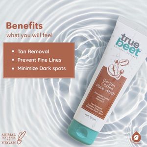 True Beet De Tan Coffee Face Wash