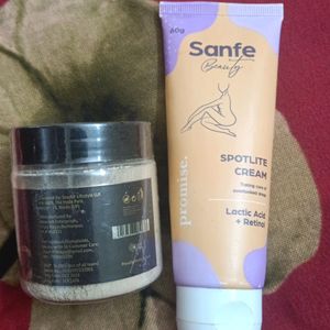 Sanfe Spotlight Cream &Oilanic Hair Removal Powder