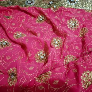 Beautiful Pink Saree