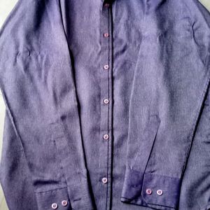 Man's Shirt Beautiful Purple Colour ..... No Use N