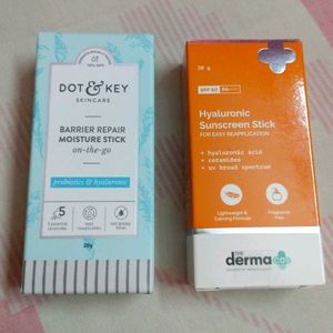 Sunscreen Stick & Moisturizer Stic