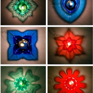 3d Reflection Colourful Diwali Diya 🪔