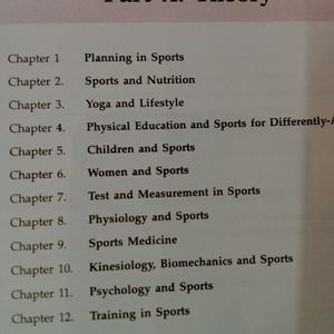 Physical Education Book For Class XII