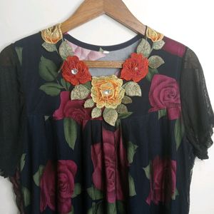 Multicolored Print Top (Girl' s)