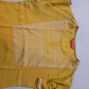 Yellow Beautiful Kurta