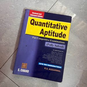 Quantitative Aptitude For Competitive Exams