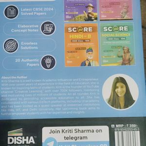 Class 10 Science Book With Kriti Sharma