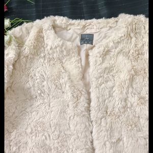 Element crop Fur Coat