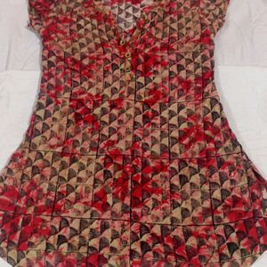 Printed Short Kurti