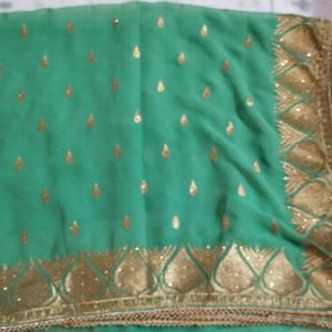 Green Colour Saree