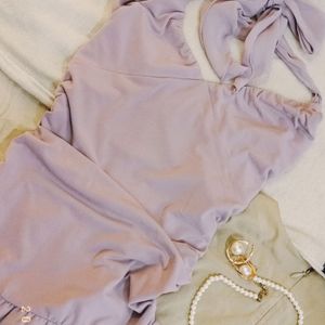 Mermaid Style, Muted Lilac Dress