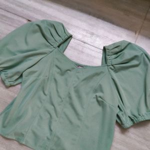 Selling A Peach Sea Green Colour Top