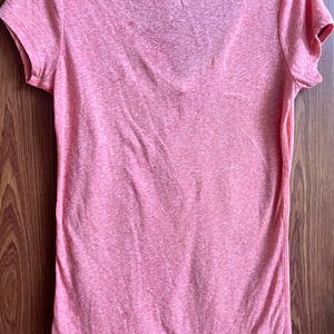 Pink A-line Tshirt