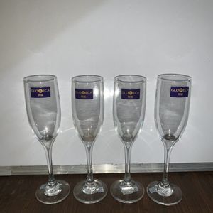 Long Wine 🍷🥂glass Set Of 4