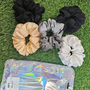 5 Beautiful Scrunchies L Size