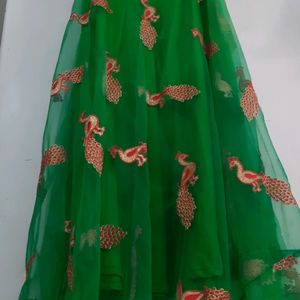 Hi, Iam Selling My New Green Net Skirt