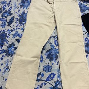 Khaki Colour Slim Fit Pant