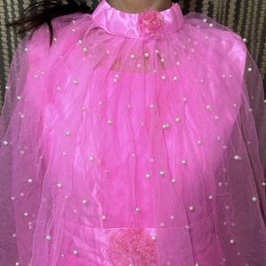 Barbie Pink Pearl Gown