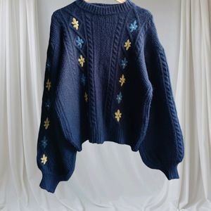 Embroidered Sweater